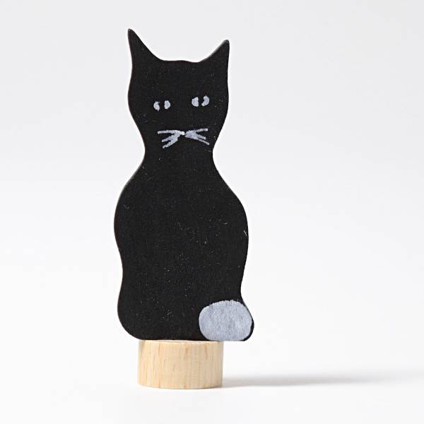 GRIMMS Steckfigur Schwarze Katze