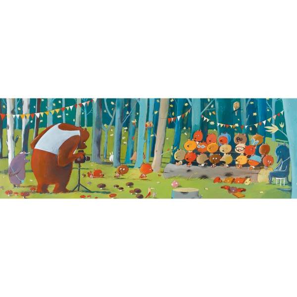 DJECO Puzzle Gallery Forest Friends - 100 Teile