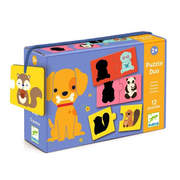 DJECO Puzzle duo: Schatten
