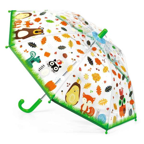DJECO Regenschirm Tiere des Waldes