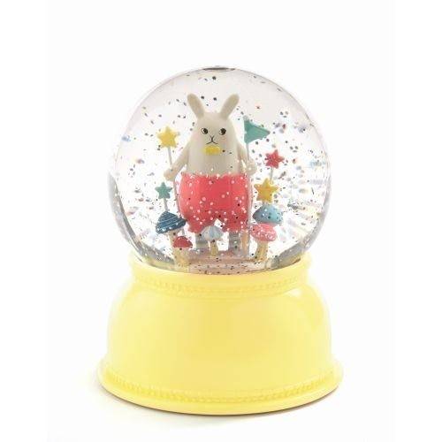 Nachtlicht Schneekugel kleiner Hase