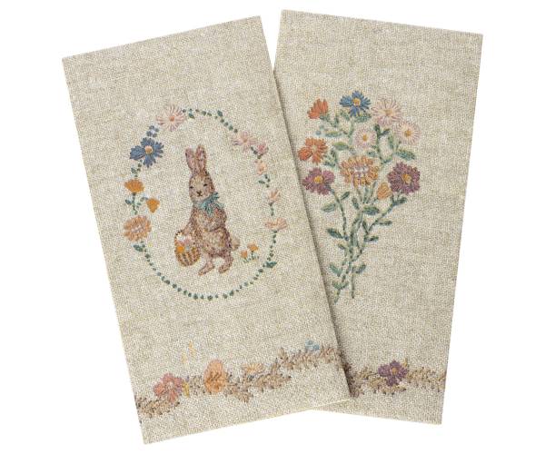 MAILEG Serviette, Lapin de Paques