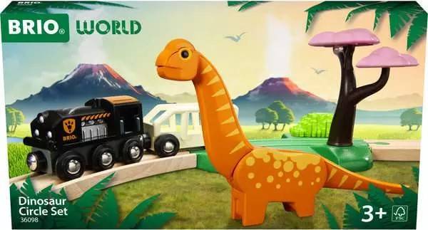 BRIO Dinosaurier Bahnset