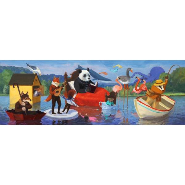 DJECO Puzzle Gallery Summer Lake (350 Teile)