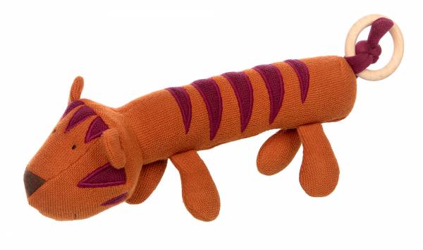 SIGIKID Baby Strick Greifling Tiger