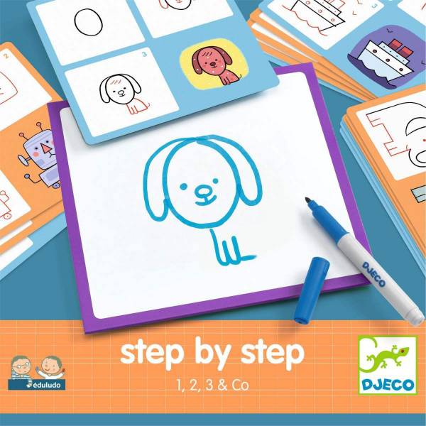 DJECO Lernspiel "Step by Step" 1,2,3
