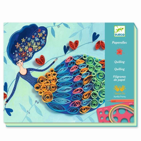 DJECO Workshop Quilling "Wirbelnde Haare und Petticoats"