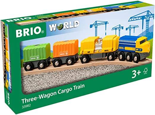 BRIO Güterzug mit drei Wagen