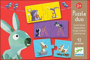 DJECO Duo Puzzle Gegensätze