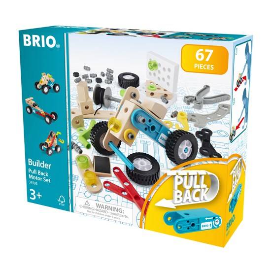 BRIO Builder Nachziehmotor-Konstruktionsset