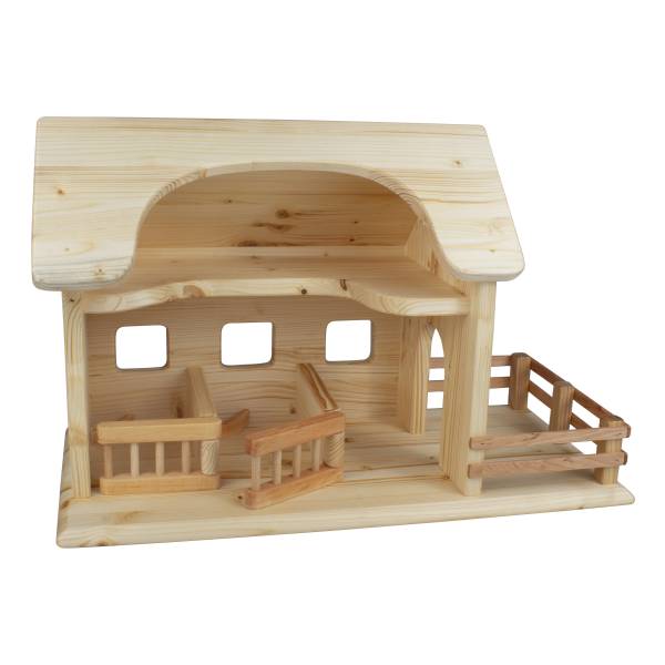 Bauernhof - Pferdestall mit Pferdeboxen
