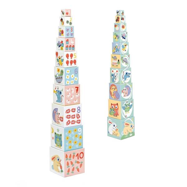 DJECO Baby white: BabyBloki