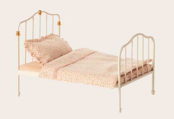 MAILEG Vintage-Bett (Cremefarben)