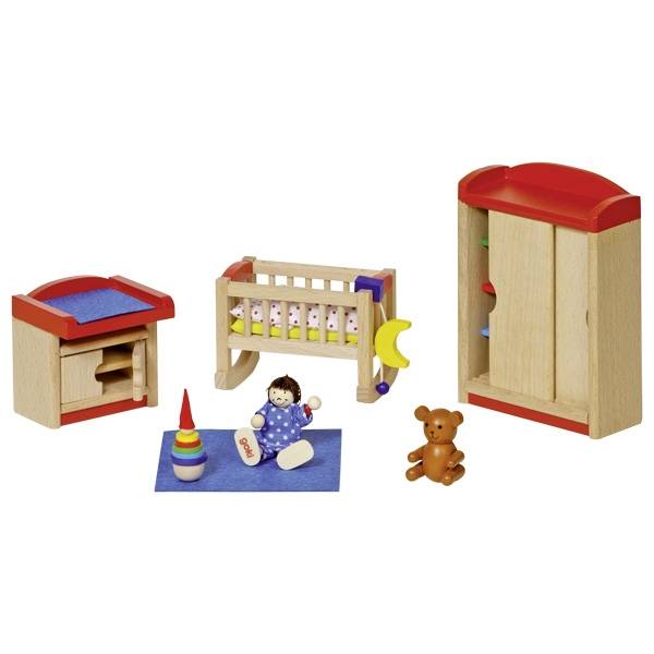 GOKI Puppenstubenmöbel "Kinderzimmer"