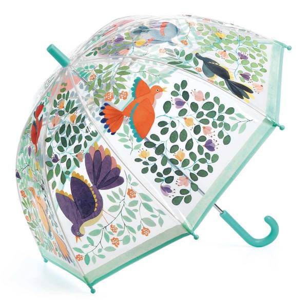DJECO Regenschirm Blumen &Vögel
