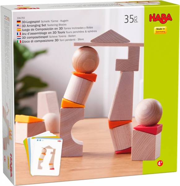 HABA Kreativbausteine Schiefe Türme - Kugeln