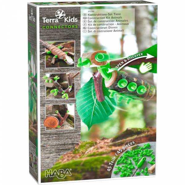 HABA Terra Kids Connectors – Konstruktions-Set Tiere