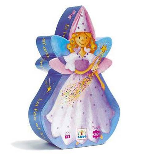 DJECO Formenpuzzle "Die Fee und das Einhorn"