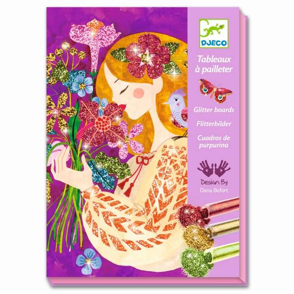 DJECO Bastelset "Glitzersand Blumenduft"