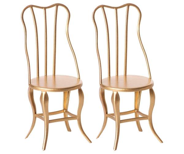 MAILEG Vintgage Stuhl (Gold) Micro