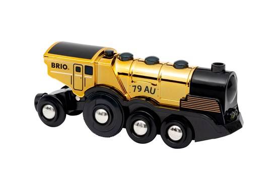 BRIO Goldene Batterielok mit Licht und Sound
