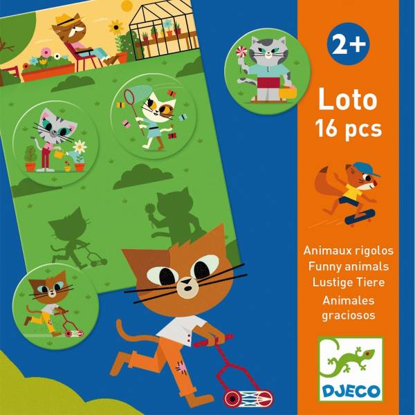 Lernspiele: Lustige Tiere