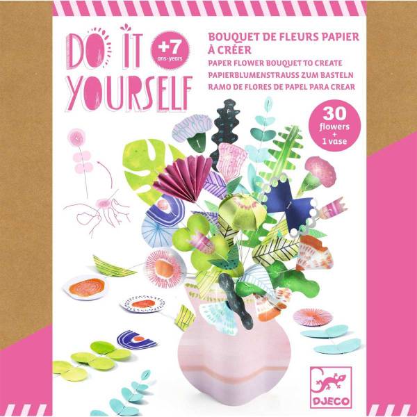 DJECO Papierblumenstrauß zum Basteln