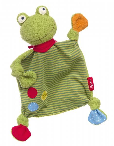 SIGIKID Baby Schnuffeltuch Flecken Frog