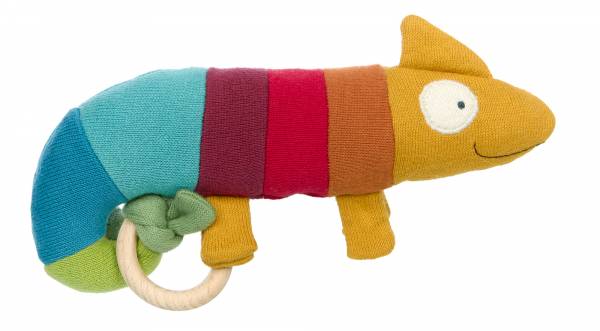 SIGIKID Baby Strick Greifling Chamäleon