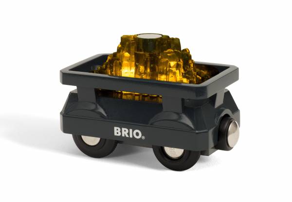 BRIO Goldwaggon mit Licht