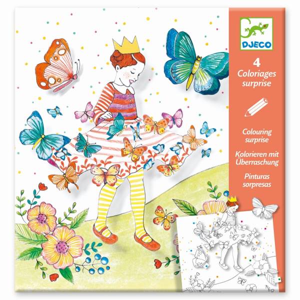 DJECO Malen mit Überraschung "Lady Butterfly"