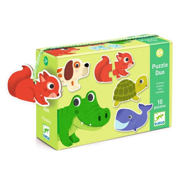 DJECO Puzzle duo: Tiere
