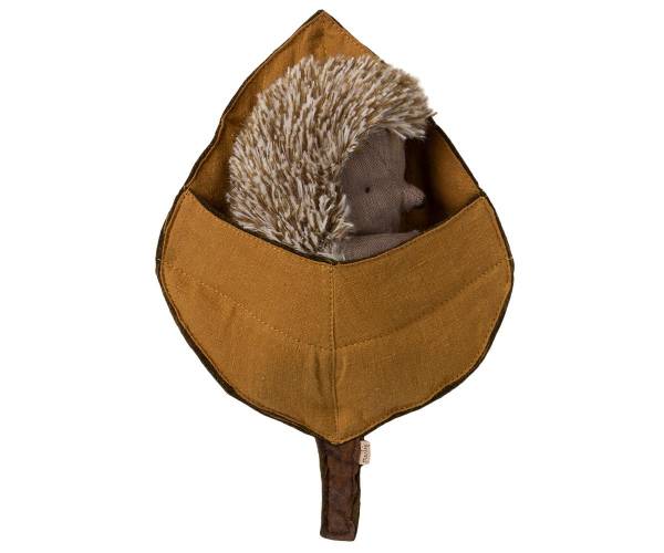 MAILEG Igel im Blatt