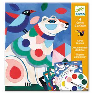 Malbuch: Bunte Tiere