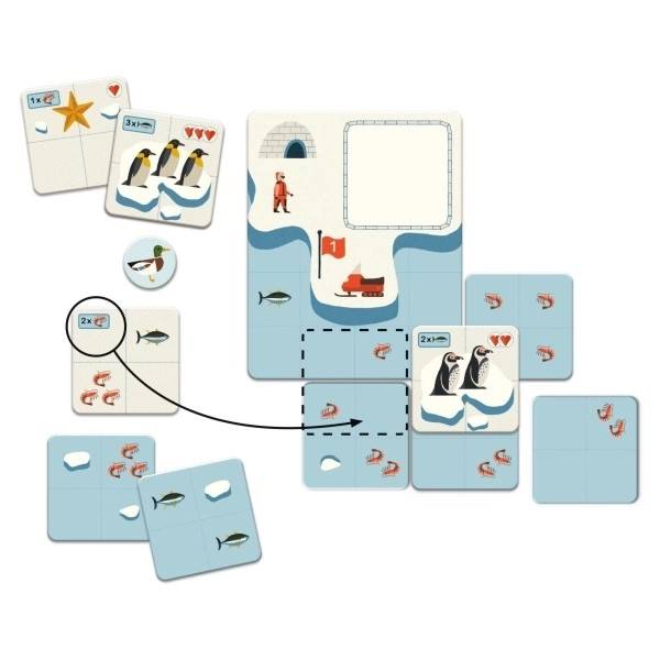 DJECO Kartenspiel Frostline