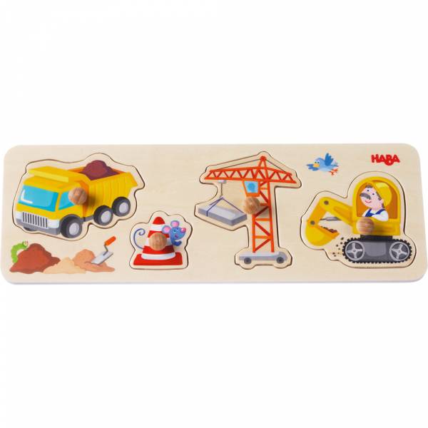 HABA Greifpuzzle Auf der Baustelle