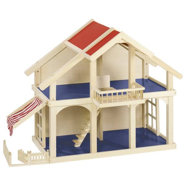 GOKI Puppenhaus (ohne Zubehör) mit Balkon und Veranda