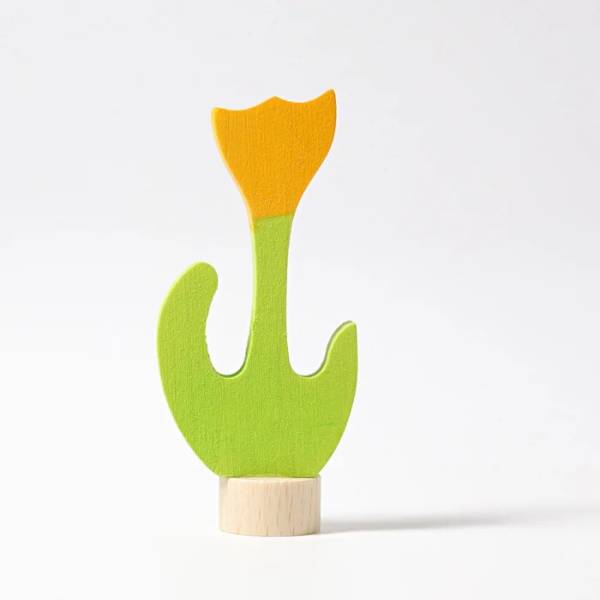 GRIMMS Steckfigur gelbe Tulpe