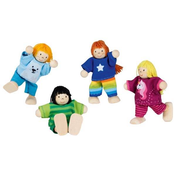 GOKI Biegepuppen Kinder-Clique