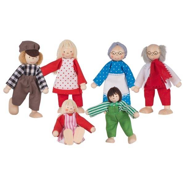 GOKI Biegepuppen Bauernfamilie 1