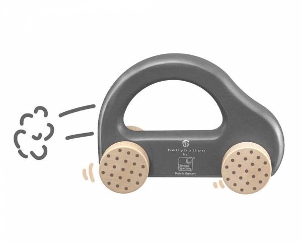 SELECTA Schiebeauto "Kleiner Flitzer" (Belly Button), grau