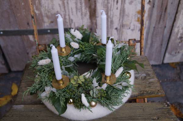 Adventskranz (Metall)