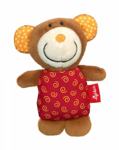 SIGIKID Baby Rassel Bär Red Stars