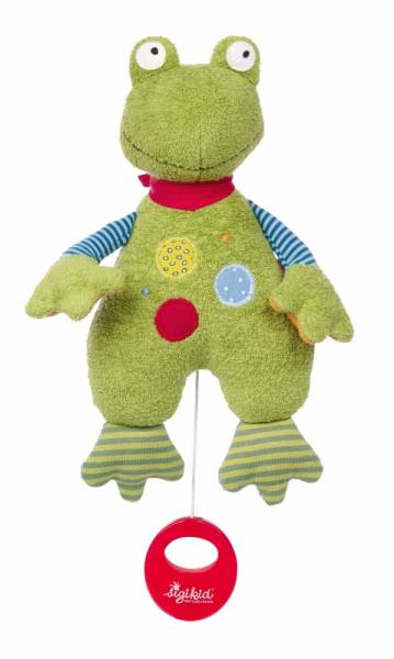 SIGIKID Spieluhr Flecken Frog (Frosch grün bunt)