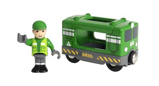BRIO Frachtlok mit Fahrer