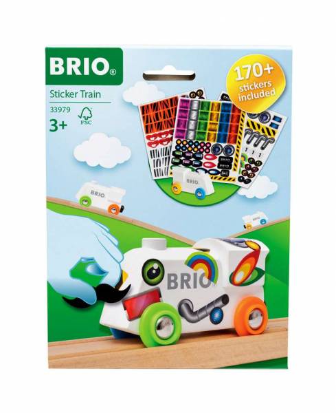 BRIO World Sticker Lokomotive - Holz-Eisenbahn