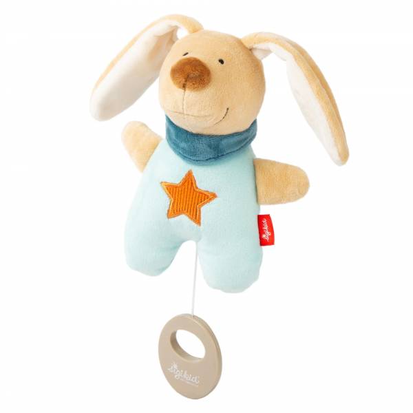 SIGIKID Mini Spieluhr Hase hellblau