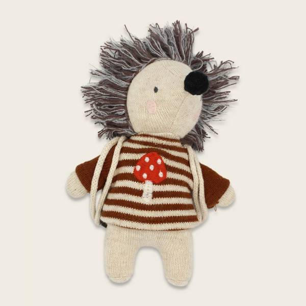 AVA & YVES Mini-Kuscheltier Igel mit Rucksack