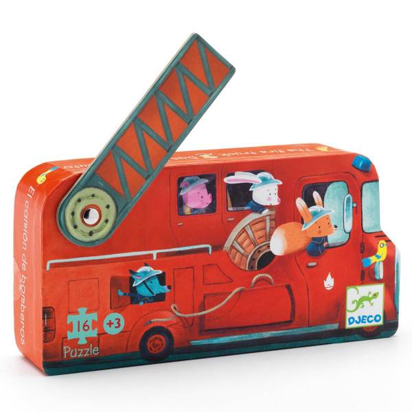 DJECO Puzzle: Feuerwehr - 16Stk.
