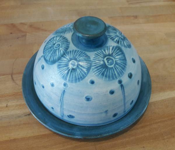 Butterdose "Blumenmuster Evi"